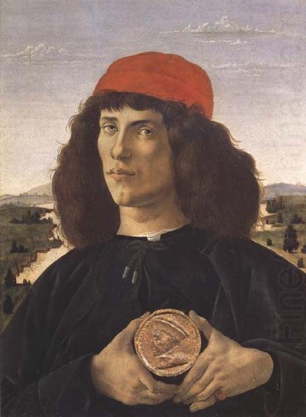 Portrait of a Youth with a Medal, Sandro Botticelli